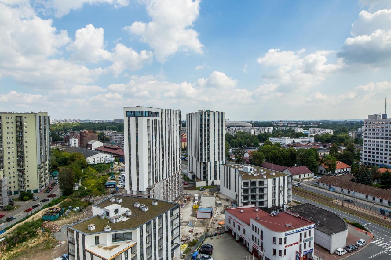 Mogilska Tower Apartments Near Tauron Arena By Inpoint - Free Underground Parking 克拉科夫 外观 照片