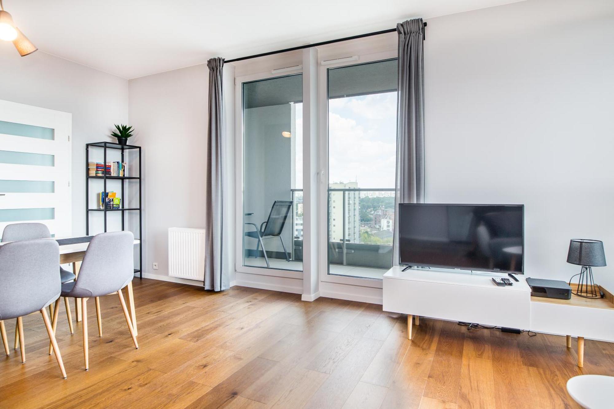 Mogilska Tower Apartments Near Tauron Arena By Inpoint - Free Underground Parking 克拉科夫 外观 照片